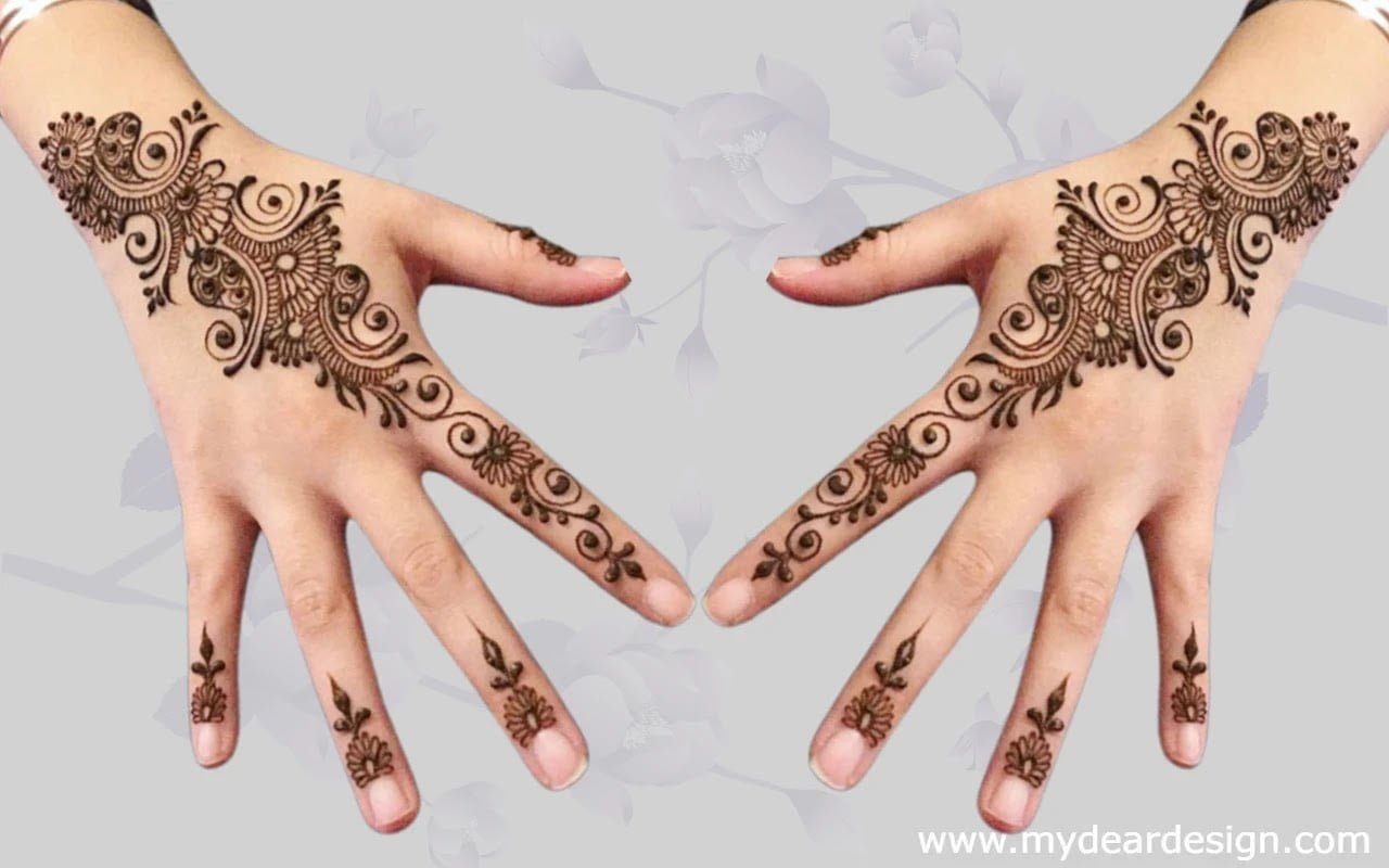 Brown Henna Designs