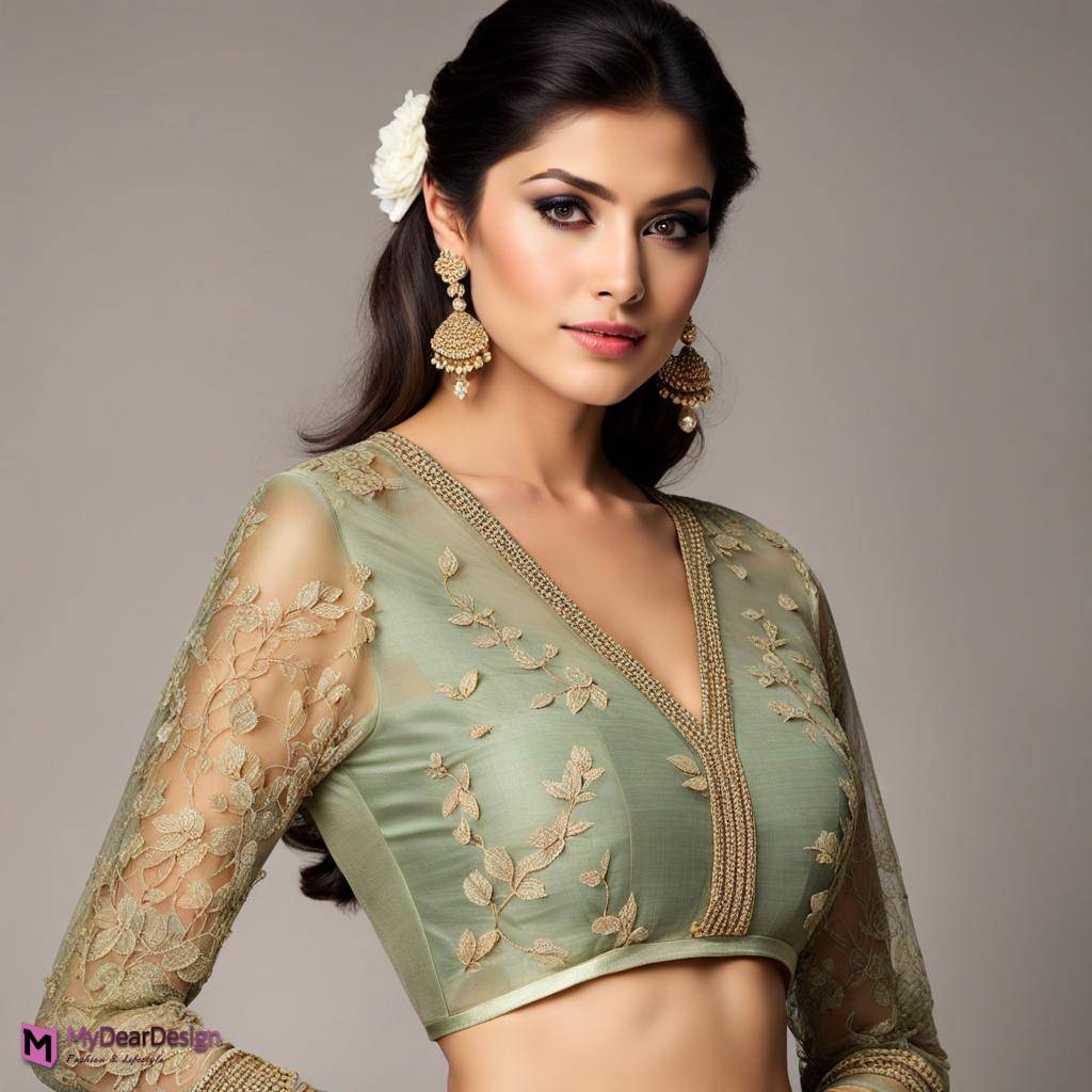 Designer Net Blouse Designs
