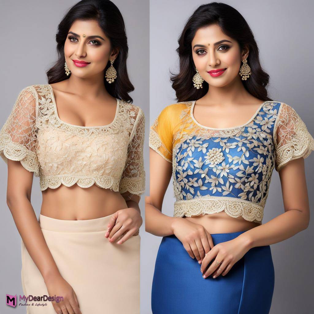 DIY Net Blouse Design Ideas