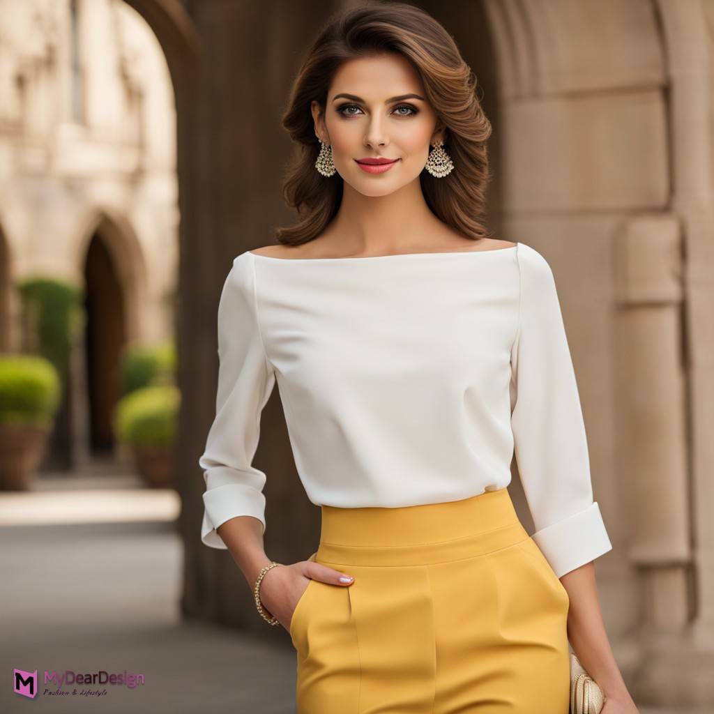 Boat Neck Blouses