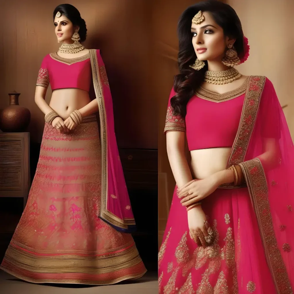 25 Simple Net Lehenga Designs to Elevate Your Traditional Look 11