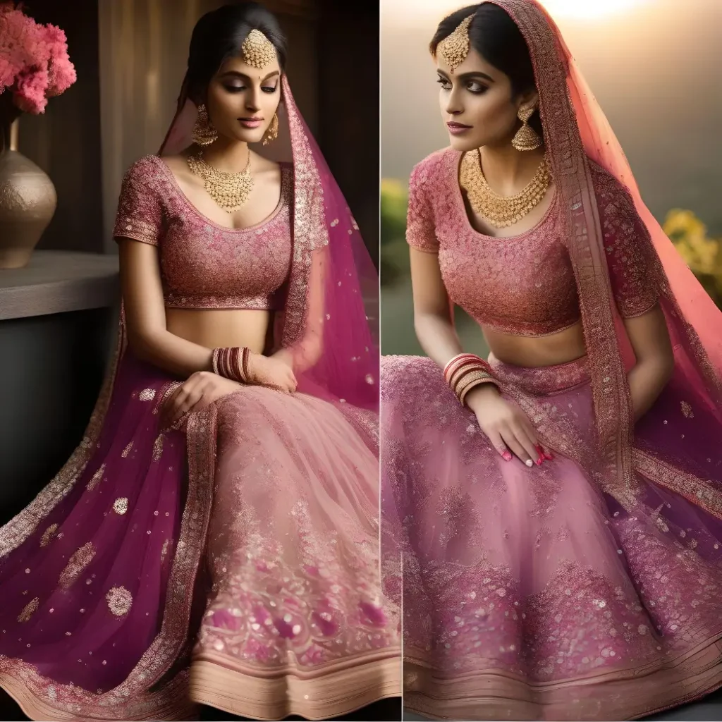 25 Simple Net Lehenga Designs to Elevate Your Traditional Look 2