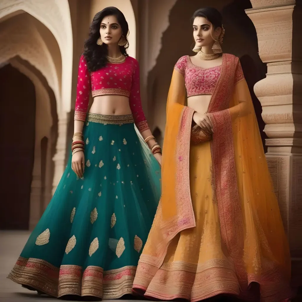 25 Simple Net Lehenga Designs to Elevate Your Traditional Look 5