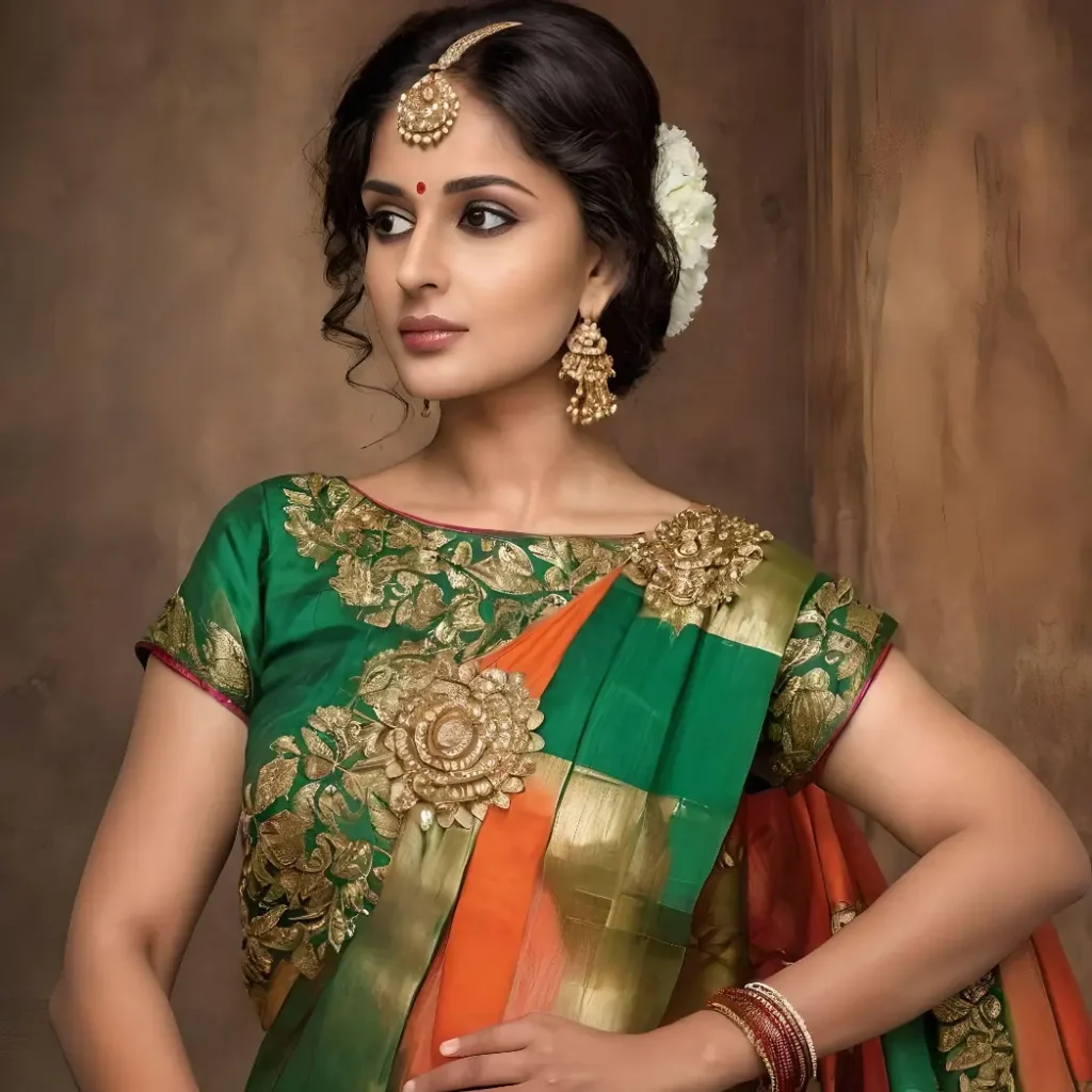 Simple Blouse Designs for Pattu Sarees