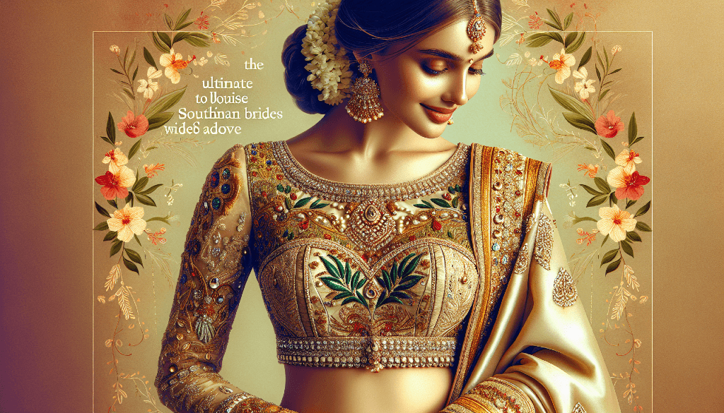 The Ultimate Guide to Blouse Design South Indian Brides Adore