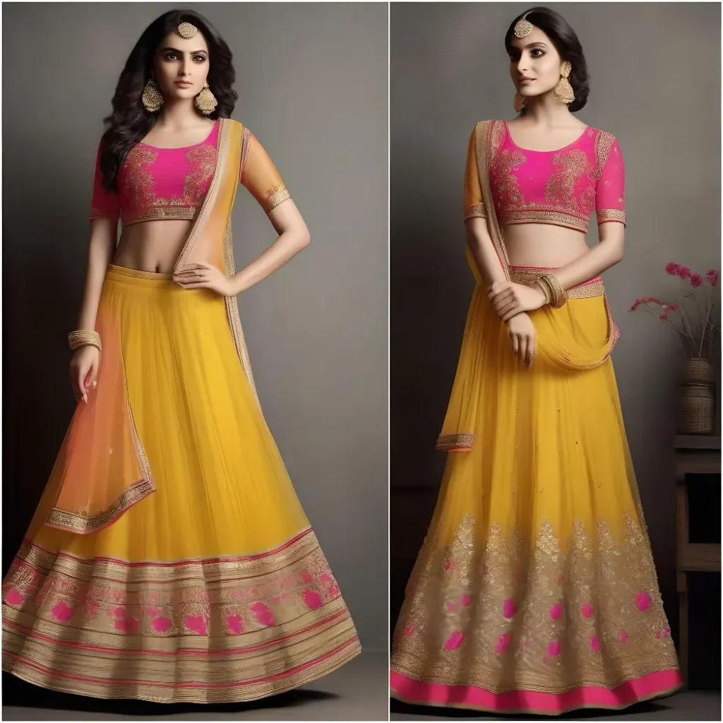 25 Simple Net Lehenga Designs to Elevate Your Traditional Look 16