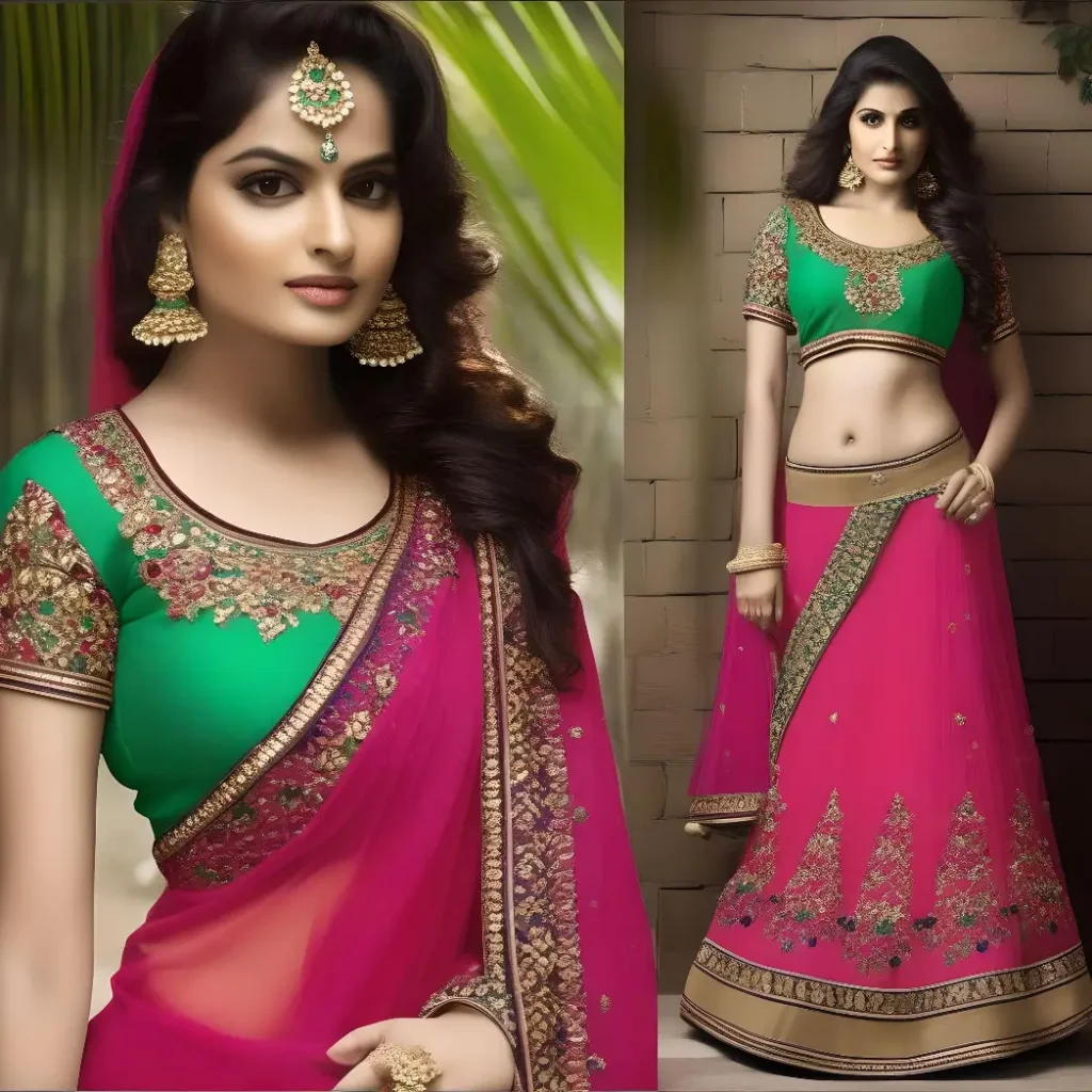 25 Simple Net Lehenga Designs to Elevate Your Traditional Look 4