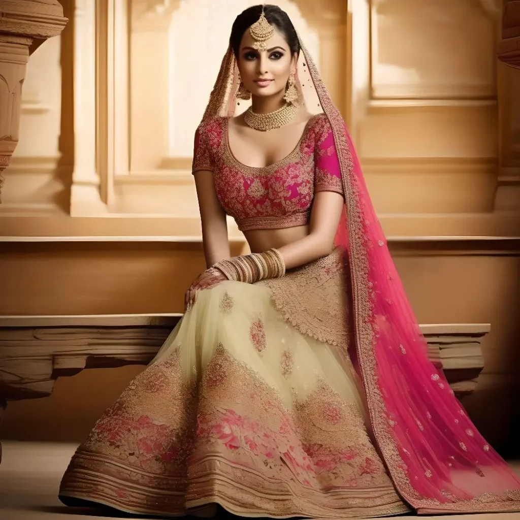 25 Simple Net Lehenga Designs to Elevate Your Traditional Look 7