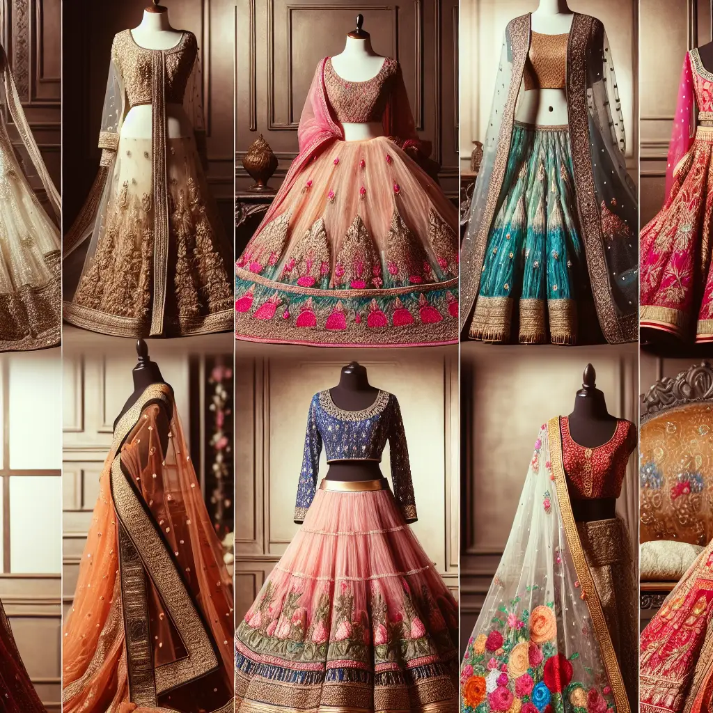 Banarasi Silk Lehenga Designs