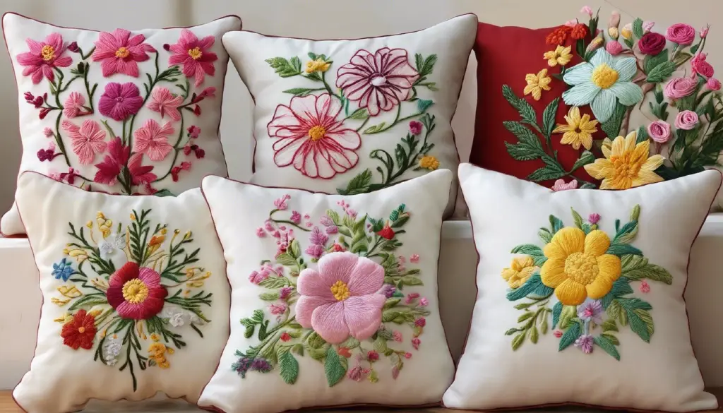 Top 10 Beautiful Hand Embroidery Designs for Cushion Cover