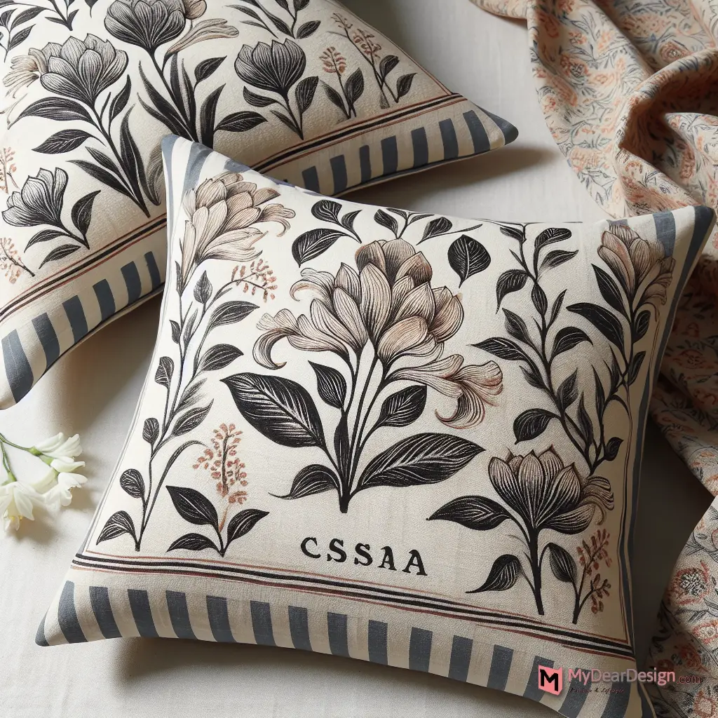 Cassia Floral Pillow Cover Designs