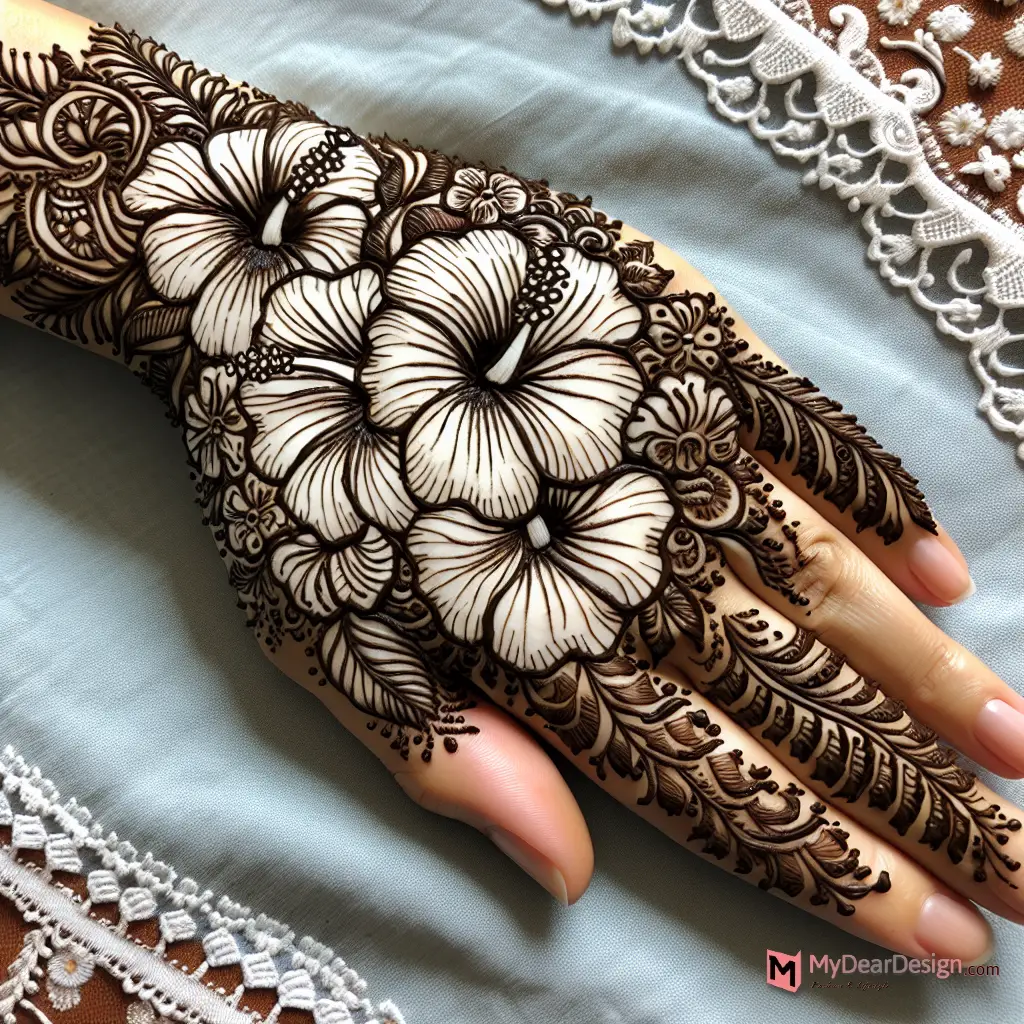 Hibiscus Flower Mehndi Design Significance