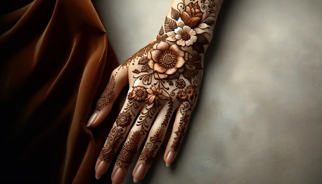 Flower Mehndi Designs