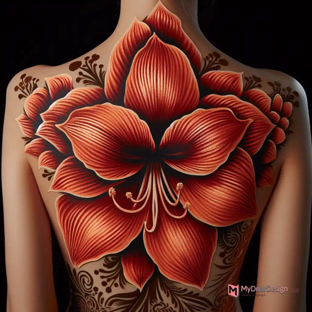 Amaryllis Body Painting