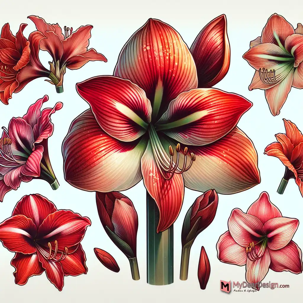 Amaryllis Temporary Tattoos and Stickers