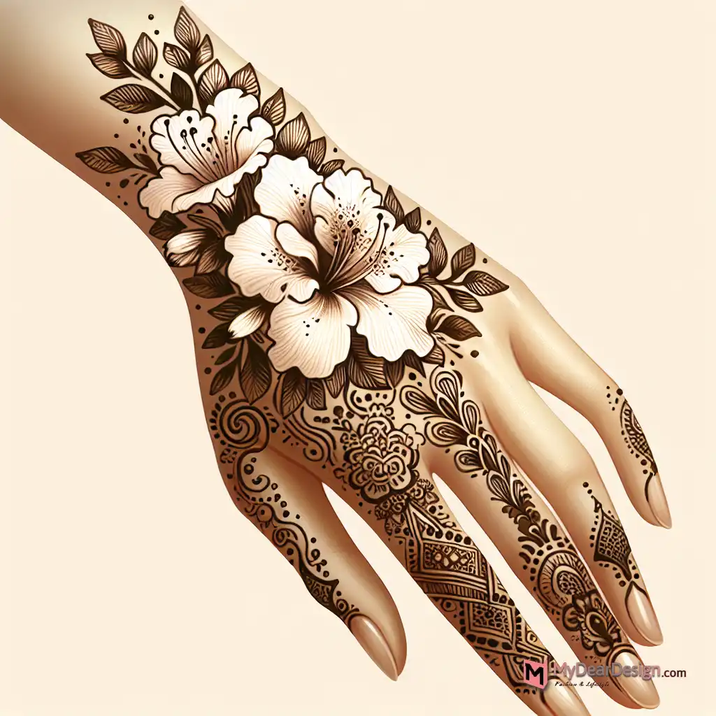 13 Beautiful Azalea Flower Mehndi Designs That You Should Bookmark