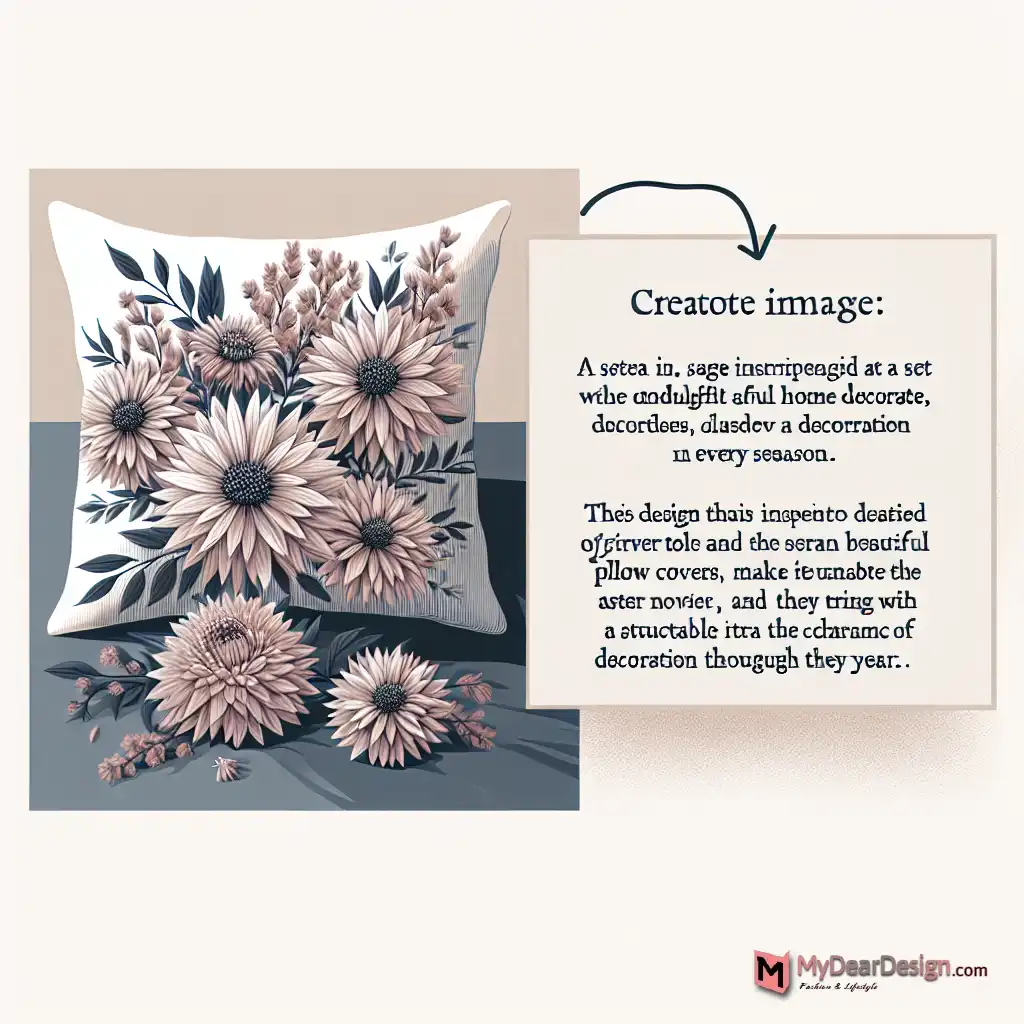 Top 10+ Reasons to Love the Aster Floral Pillow Cover