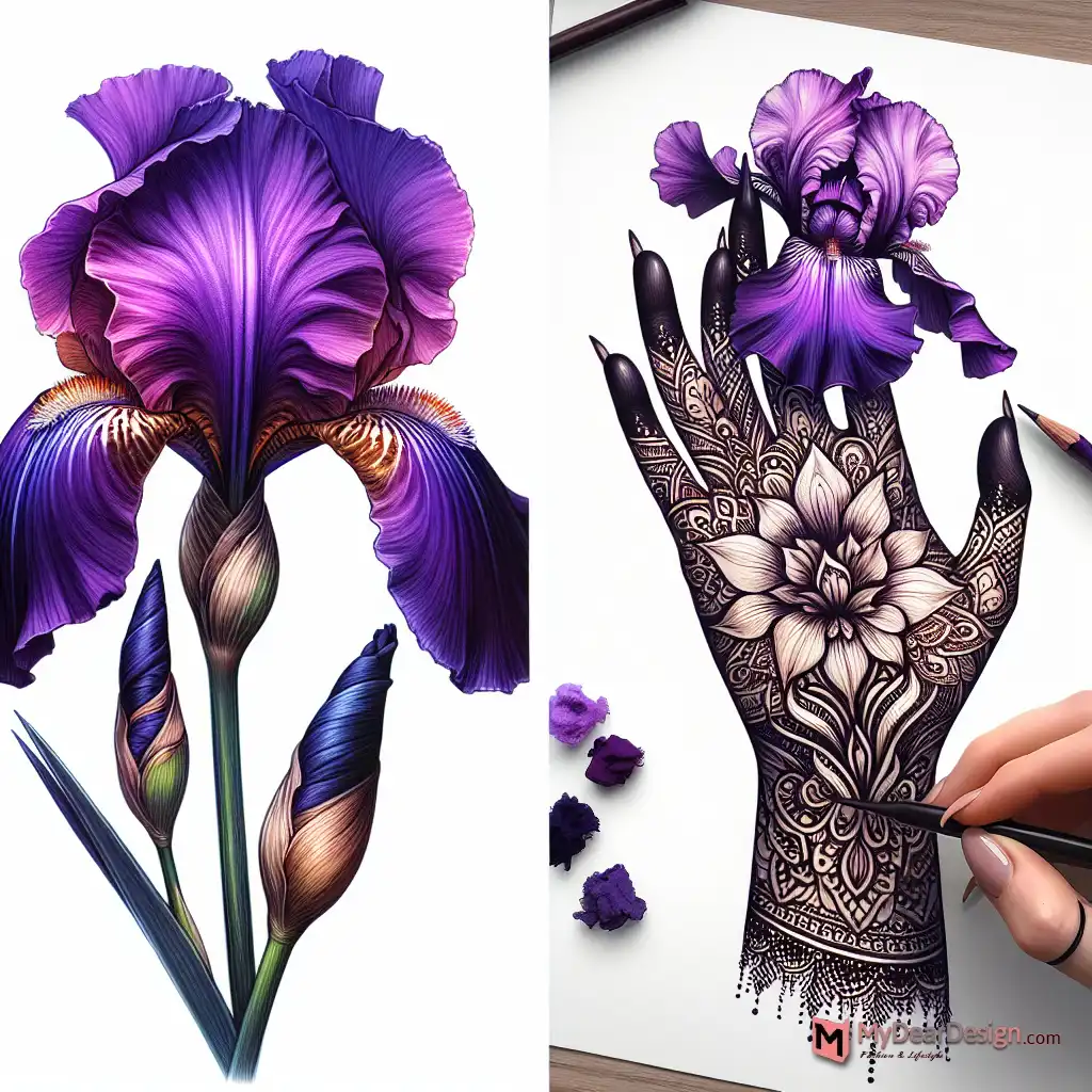 Iris Flower Meaning Death