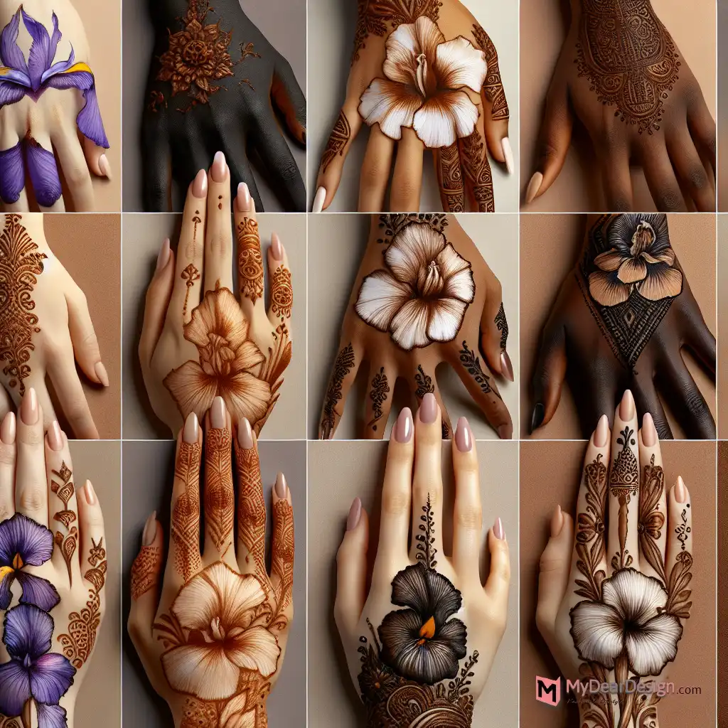 Iris Mehndi Styles for Different Skin Tones