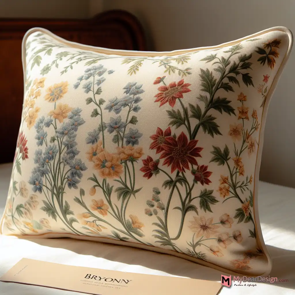 Bryony floral pillow protector