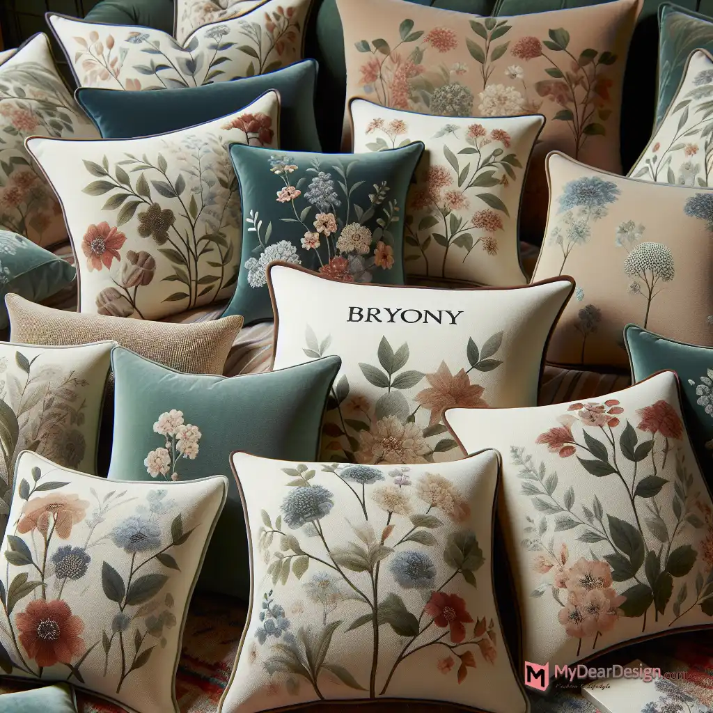 Bryony floral pillow set