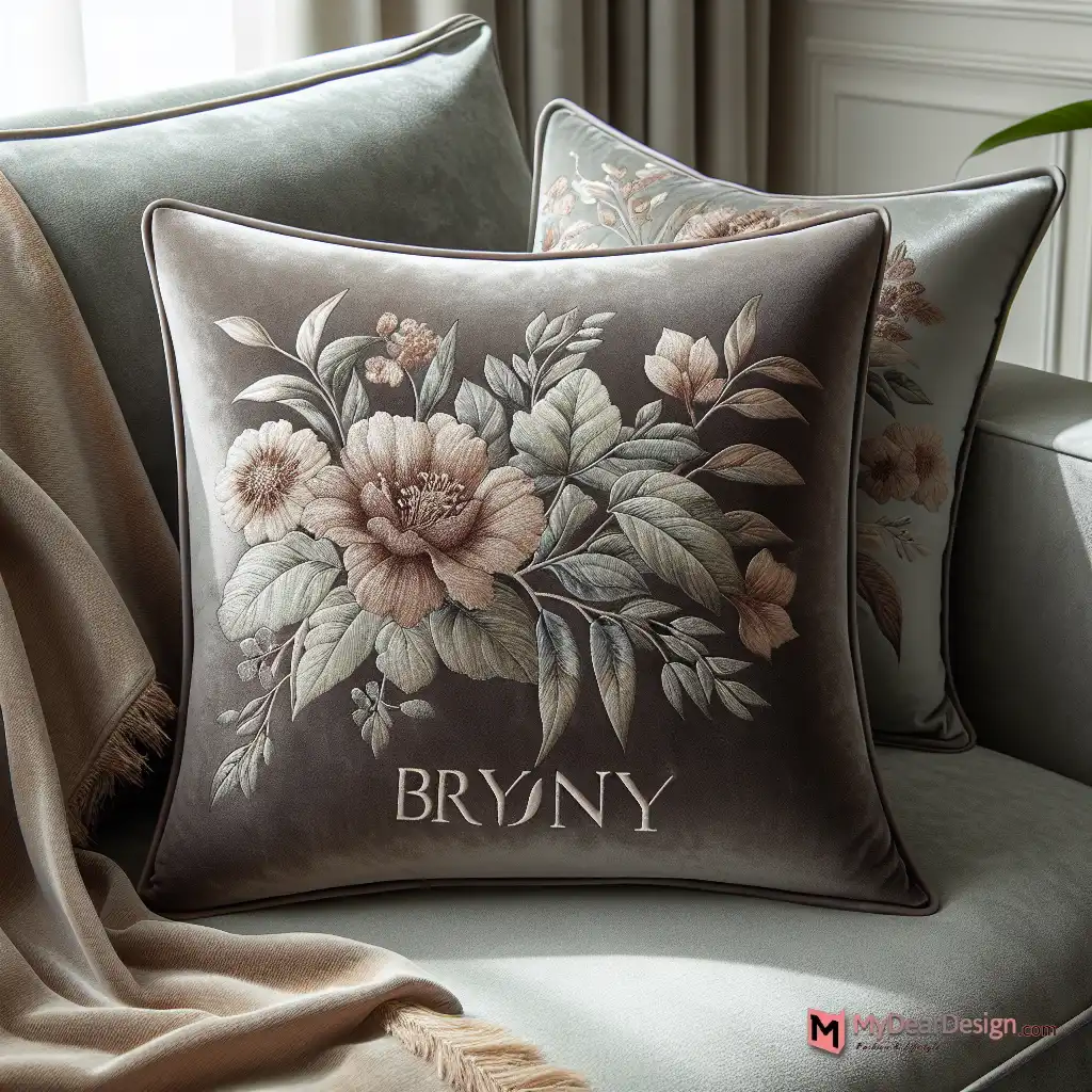 Bryony floral sofa pillow