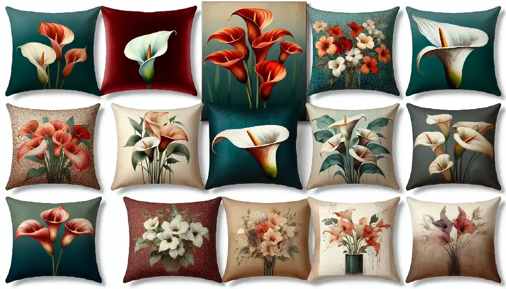 Top 10 Calla Floral Pillow Covers Popular in Houses