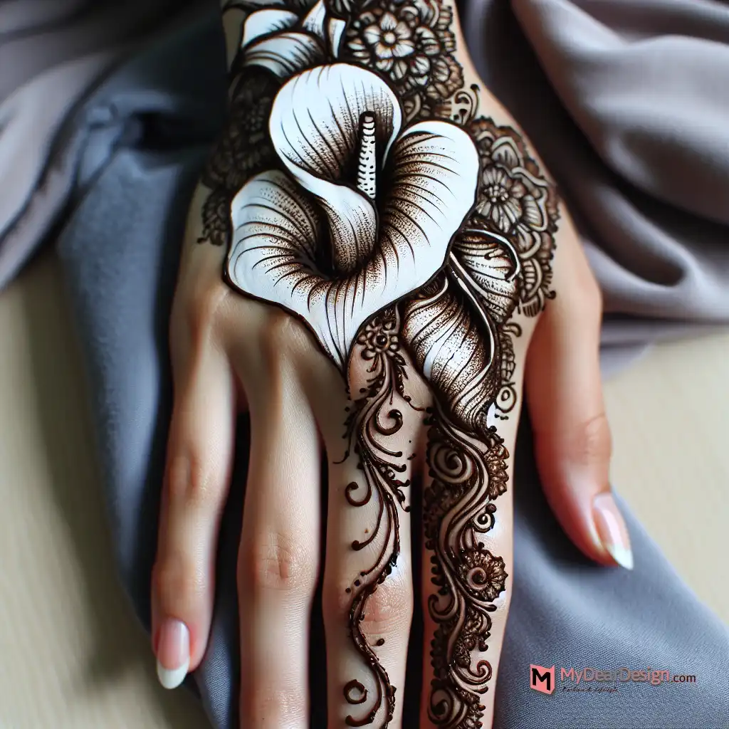 Top 16 Calla Flower Mehndi Designs for a Unique Look