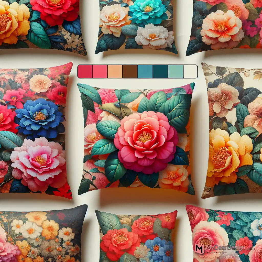 Flora Floral Pillow Covers