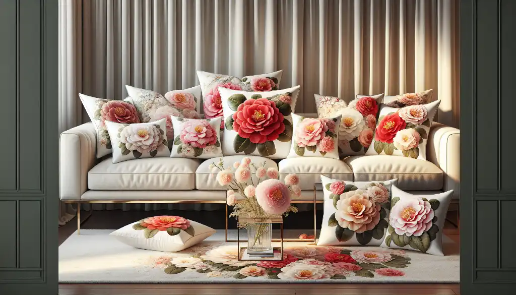 Top 20 Camellia Floral Pillow Designs That Are Beautiful To Have At Home