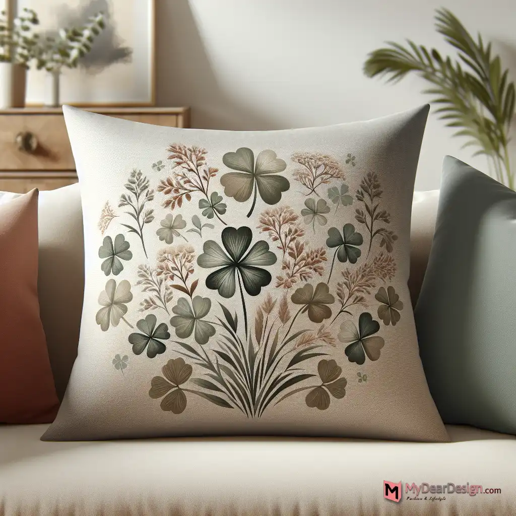 Clover Floral Pillow Cover