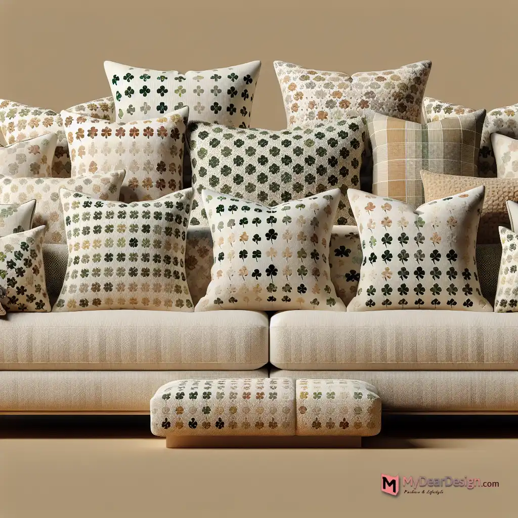 Clover Pattern Pillow Cover