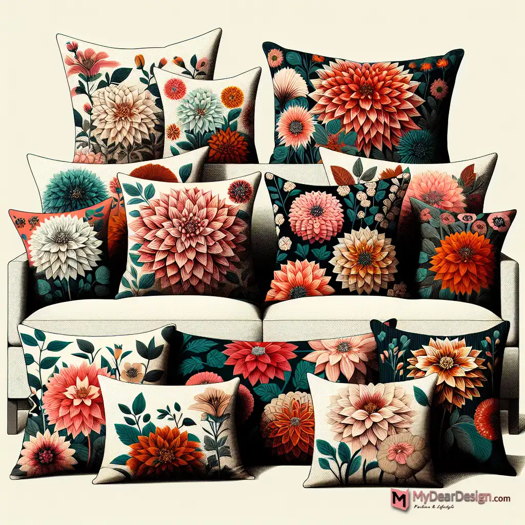 Top Picks for Dahlia Floral Pillow Covers