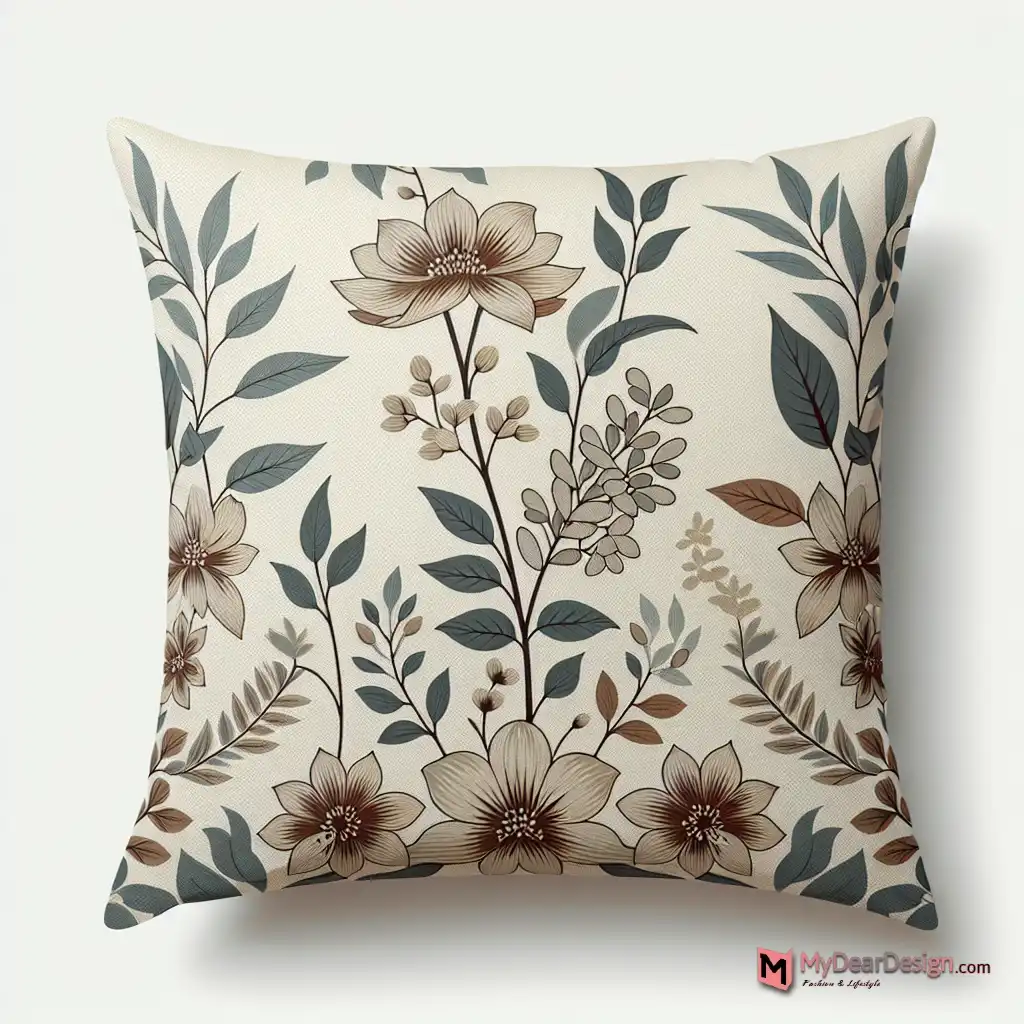 11. Hazel Floral Accent Pillow