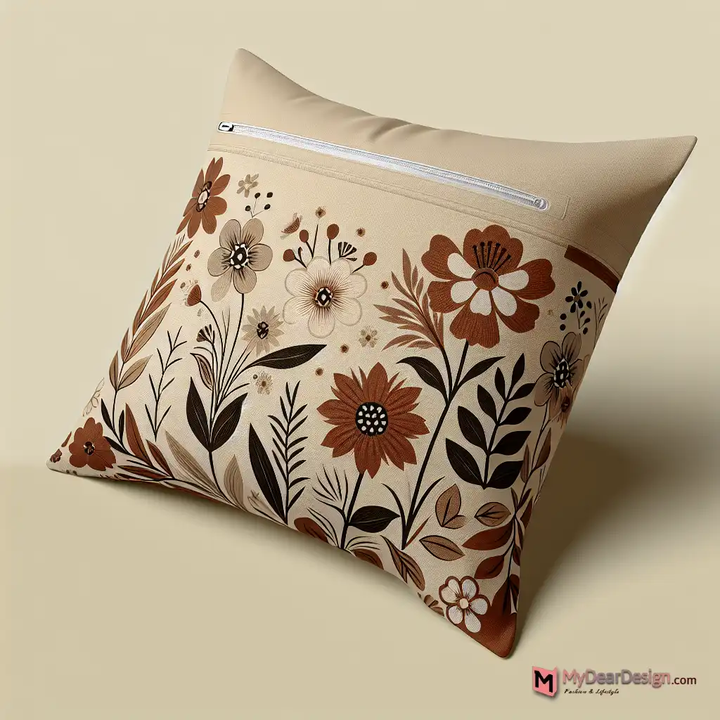 14. Hazel Floral Pillow Cover