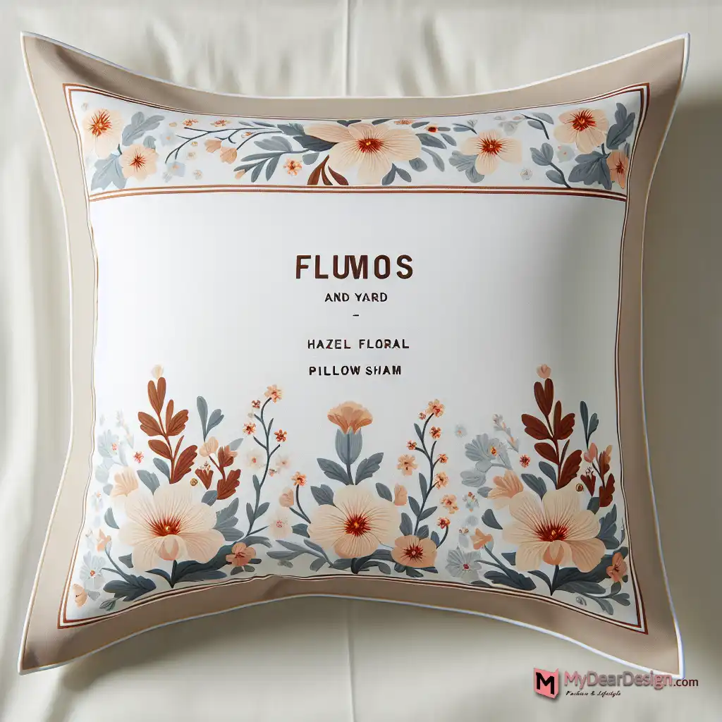 16. Hazel Floral Pillow Sham