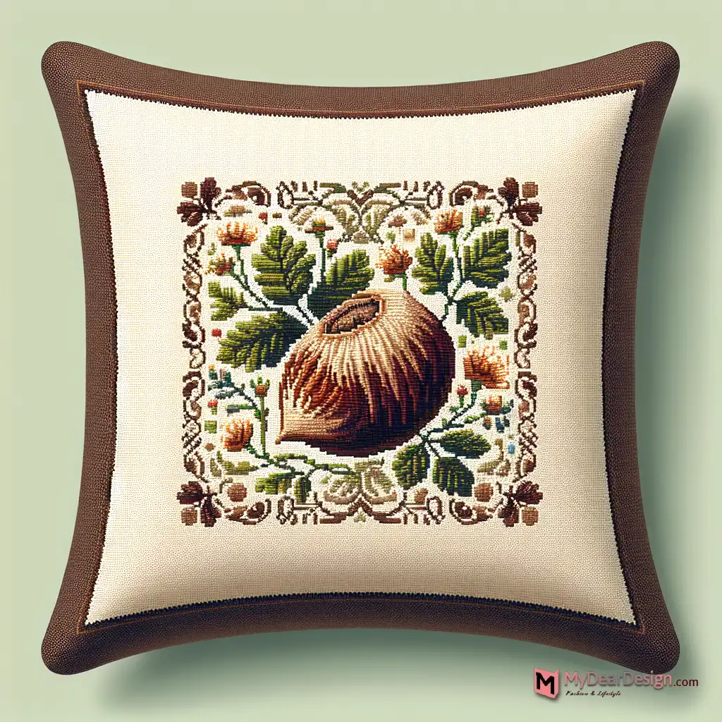 18. Hazel Floral Pillow Design