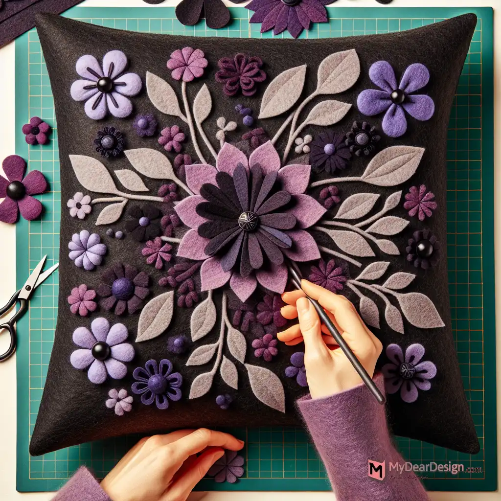 4. Hazel Flower Pillow