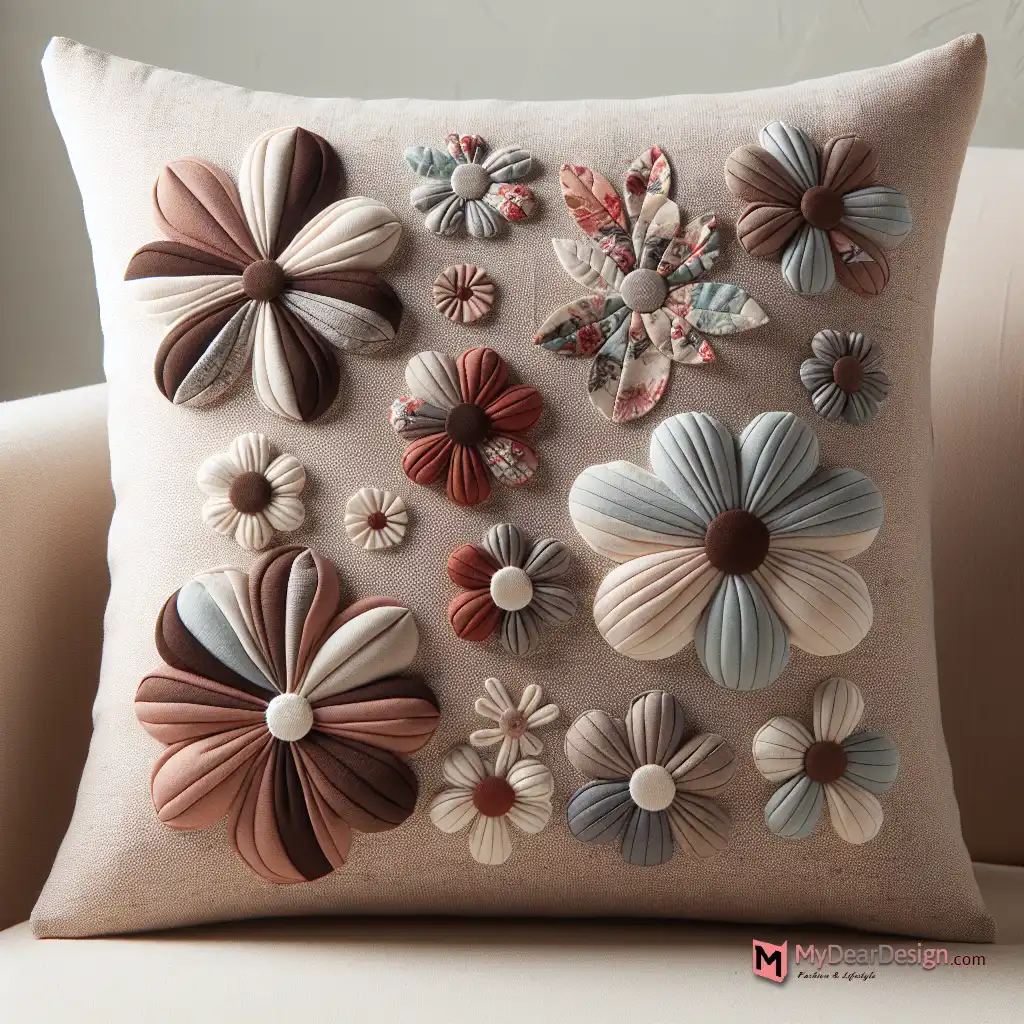 8. Hazel Flower Cushion