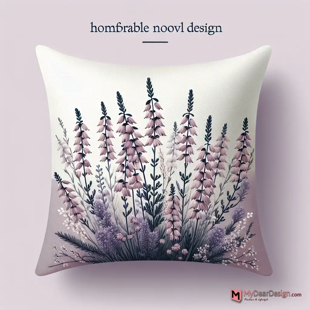 Heather Flower Pillow