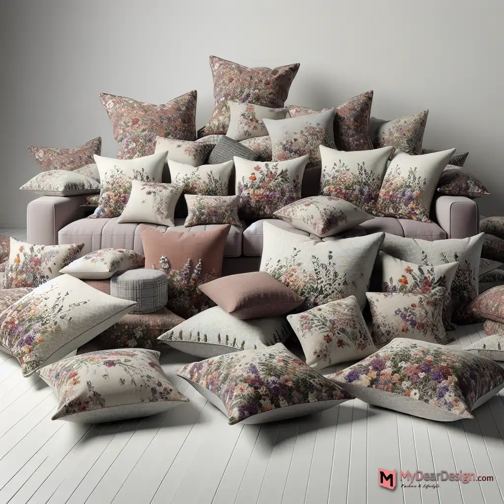 Heather Floral Pillow Decor