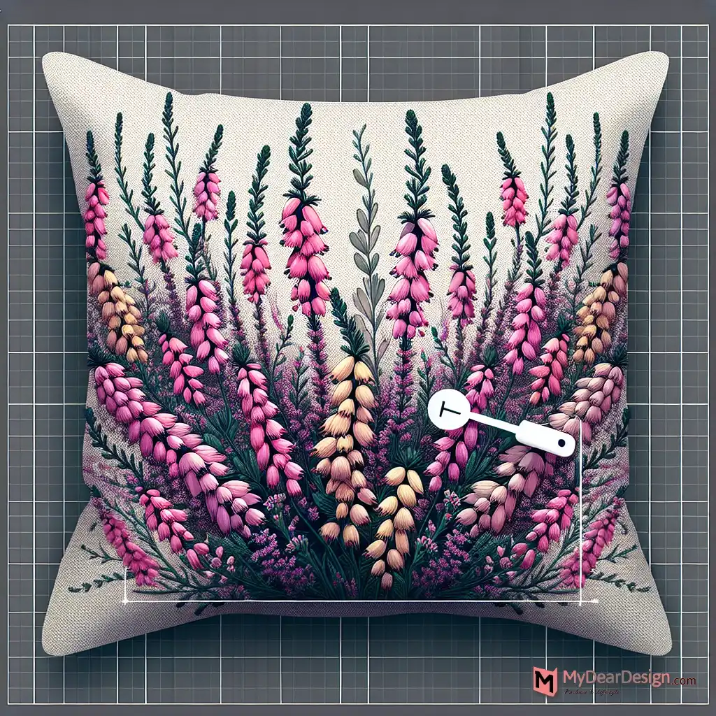 Heather Print Pillow