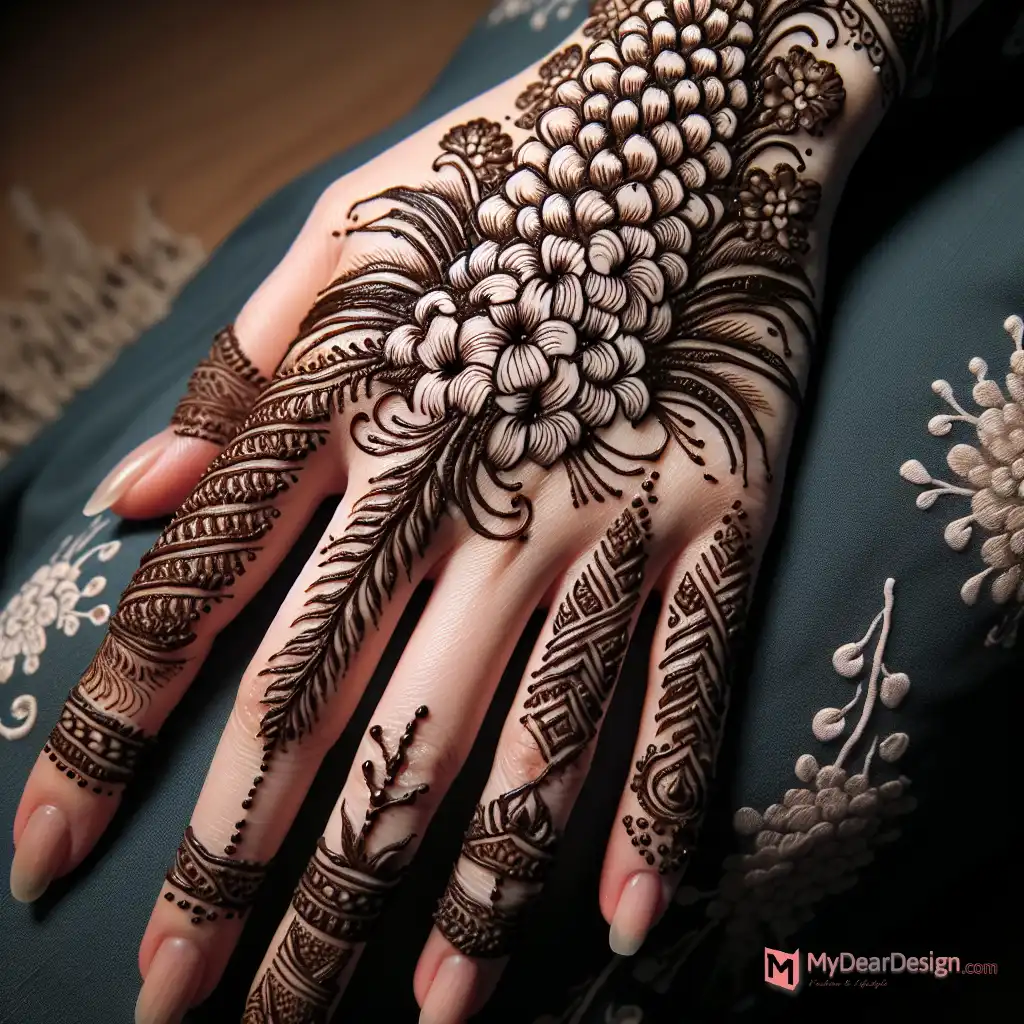 Hyacinth Mehndi for Special Occasions