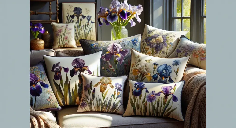 Top 15+ Iris Floral Pillow Cover Designs for Your Home