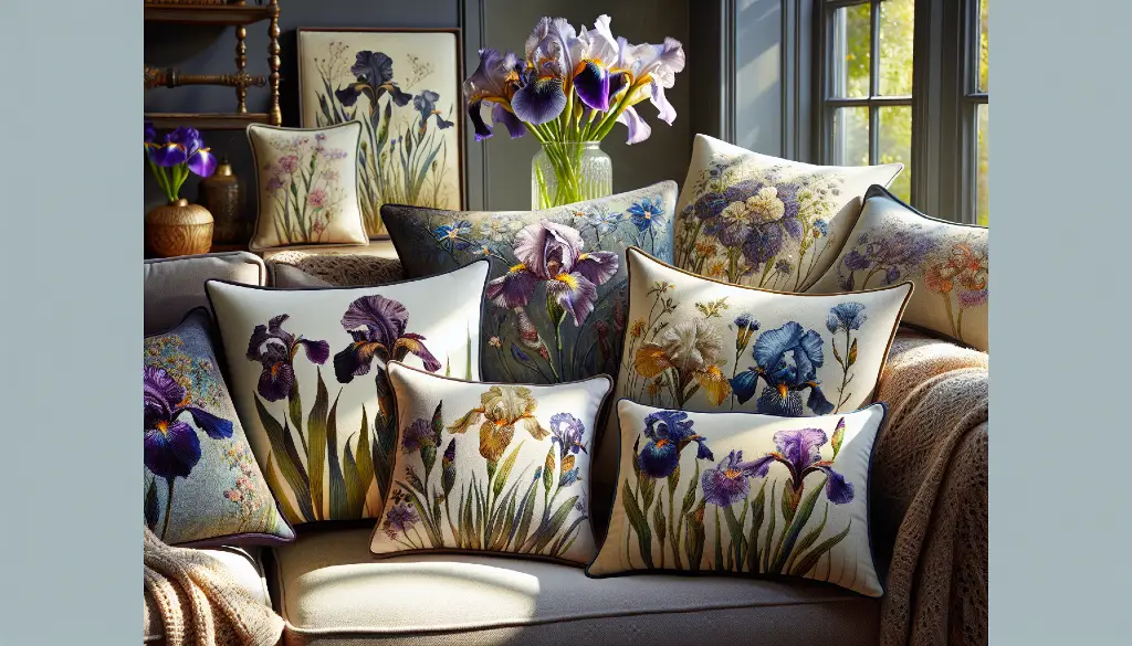 Top 15+ Iris Floral Pillow Cover Designs for Your Home