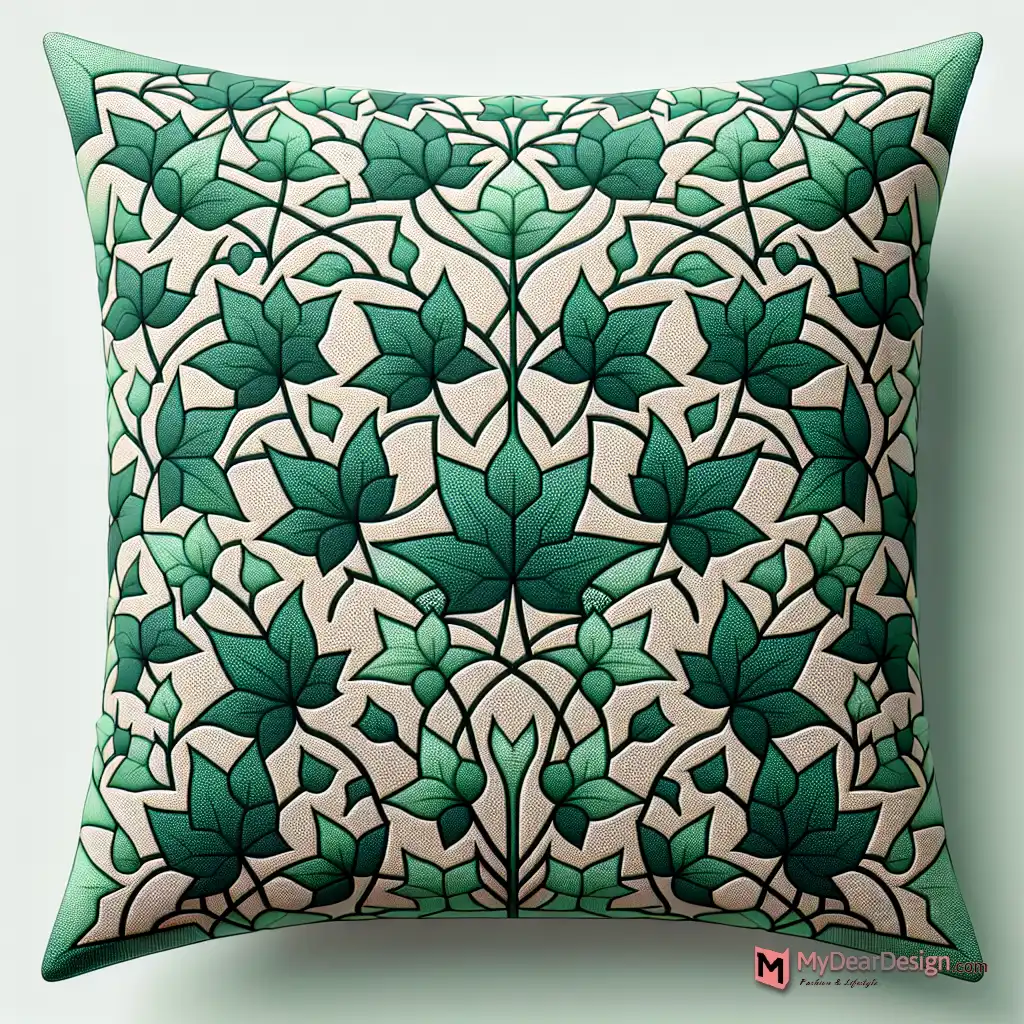 Ivy leaf pillow