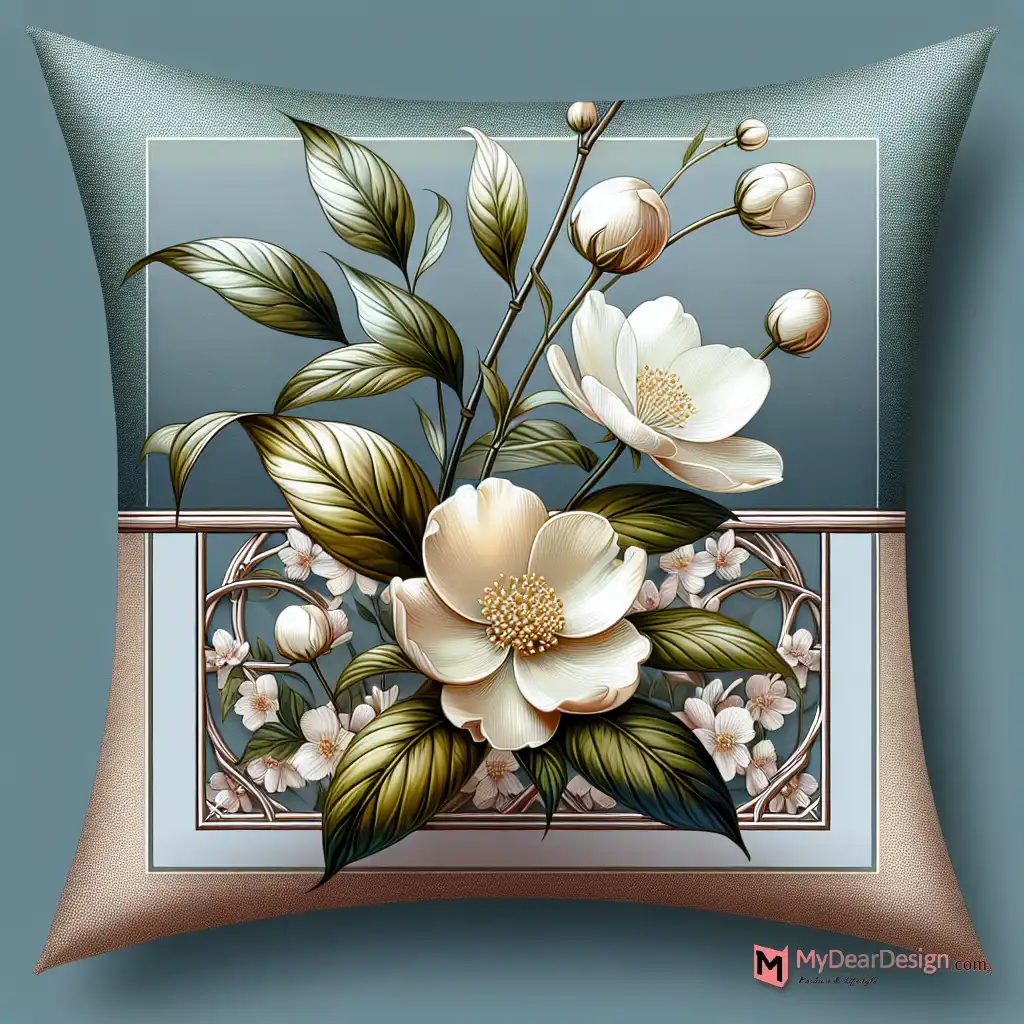 Jasmine Bloom Pillow