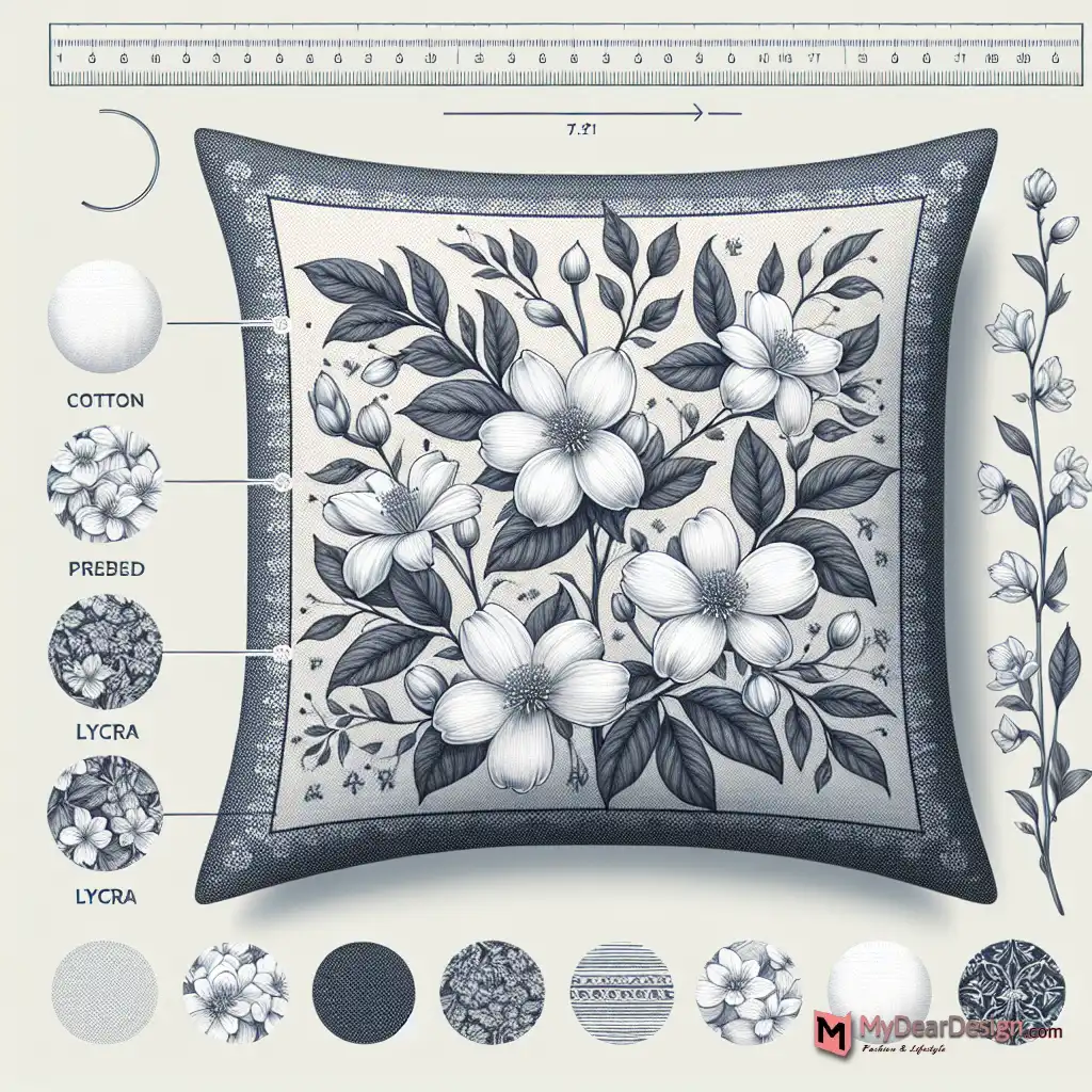 Jasmine Floral Pillow Cover