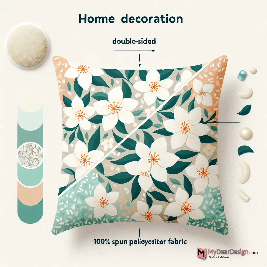 Jasmine Flower Pillow