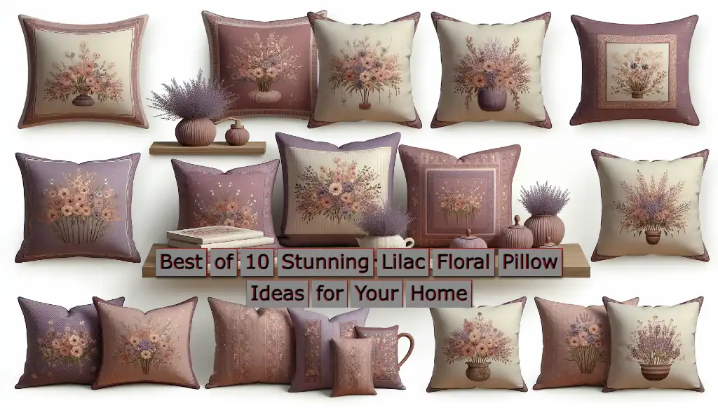 Best of 10 Stunning Lilac Floral Pillow Ideas for Your Home